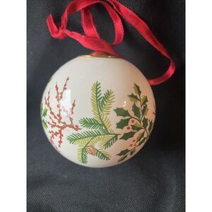Tiffany‎ Holly Berry Ball Christmas Ornament Extremely Rare
